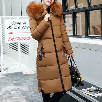 高見えデザインで暖かい 冬シンプル韓国系　防寒ロング丈ダウンコート